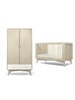 Coxley - Natural White 2 Piece Cotbed Set with Wardrobe